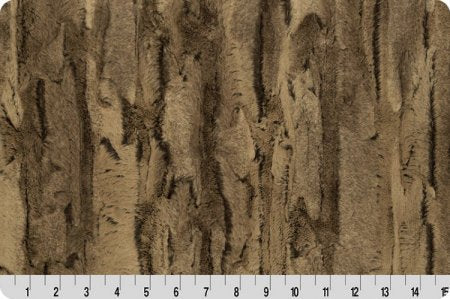 Shannon Fabrics Luxe Cuddle Forest Fox Chestnut Minky Fabric