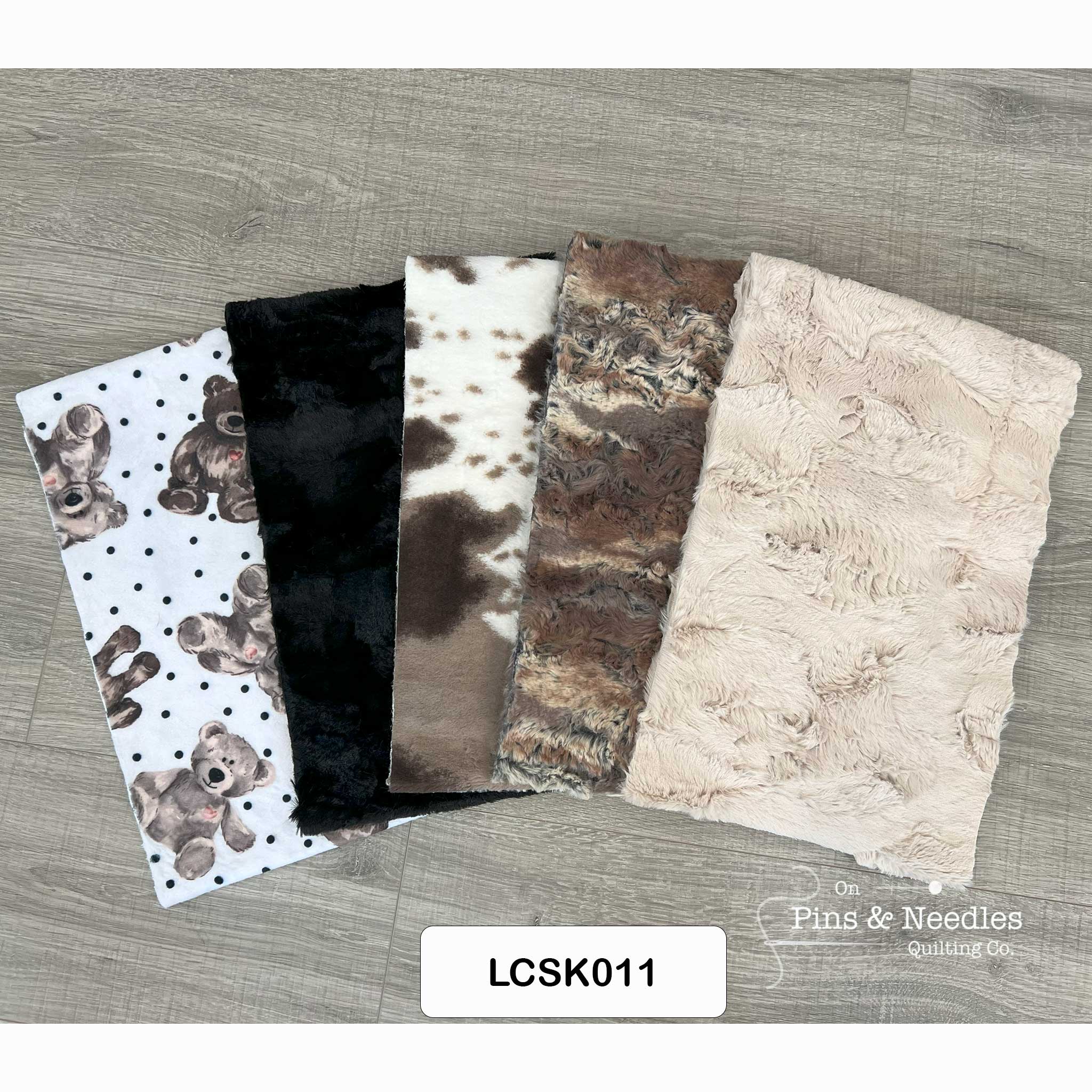 Limited Bundles 5 Pack of 10" x 60" Luxe Cuddle Strips - Shannon Fabrics - On Pins & Needles Quilting Co.