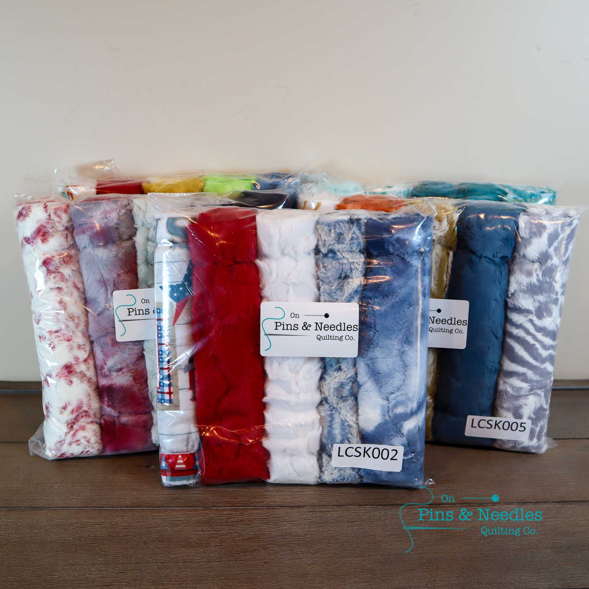 Limited Bundles 5 Pack of 10" x 60" Luxe Cuddle Strips - Shannon Fabrics - On Pins & Needles Quilting Co.