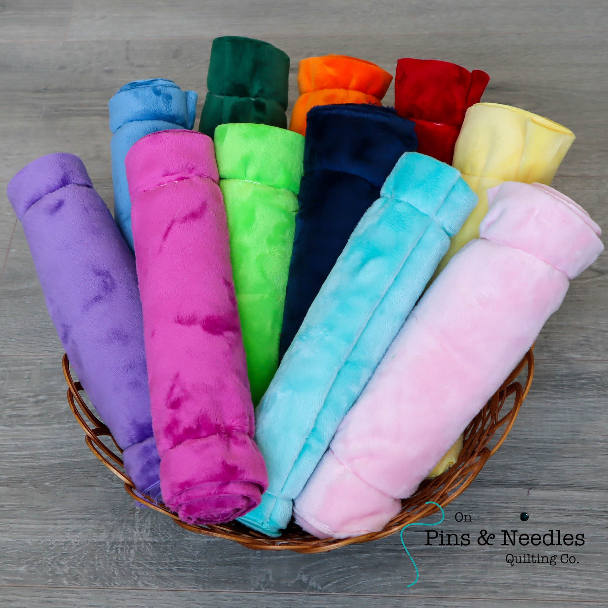 Shannon Fabrics 10" x 60" Cuddle 3 Solid Minky Strips - On Pins & Needles Quilting Co.