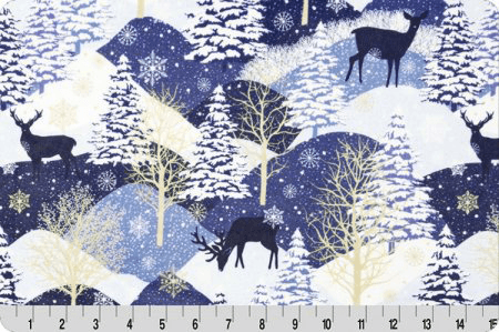 Shannon Fabrics 10" x 60" Cuddle Minky Print Fabric Strips - On Pins & Needles Quilting Co.