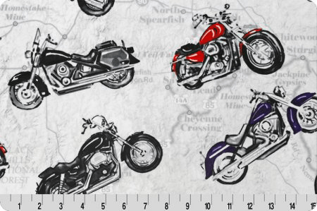 Shannon Fabrics 10" x 60" Cuddle Minky Print Fabric Strips - On Pins & Needles Quilting Co.