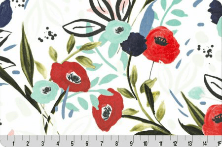 Shannon Fabrics 10" x 60" Cuddle Minky Print Fabric Strips - On Pins & Needles Quilting Co.