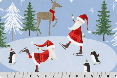 Shannon Fabrics 10" x 60" Cuddle Minky Print Fabric Strips - On Pins & Needles Quilting Co.