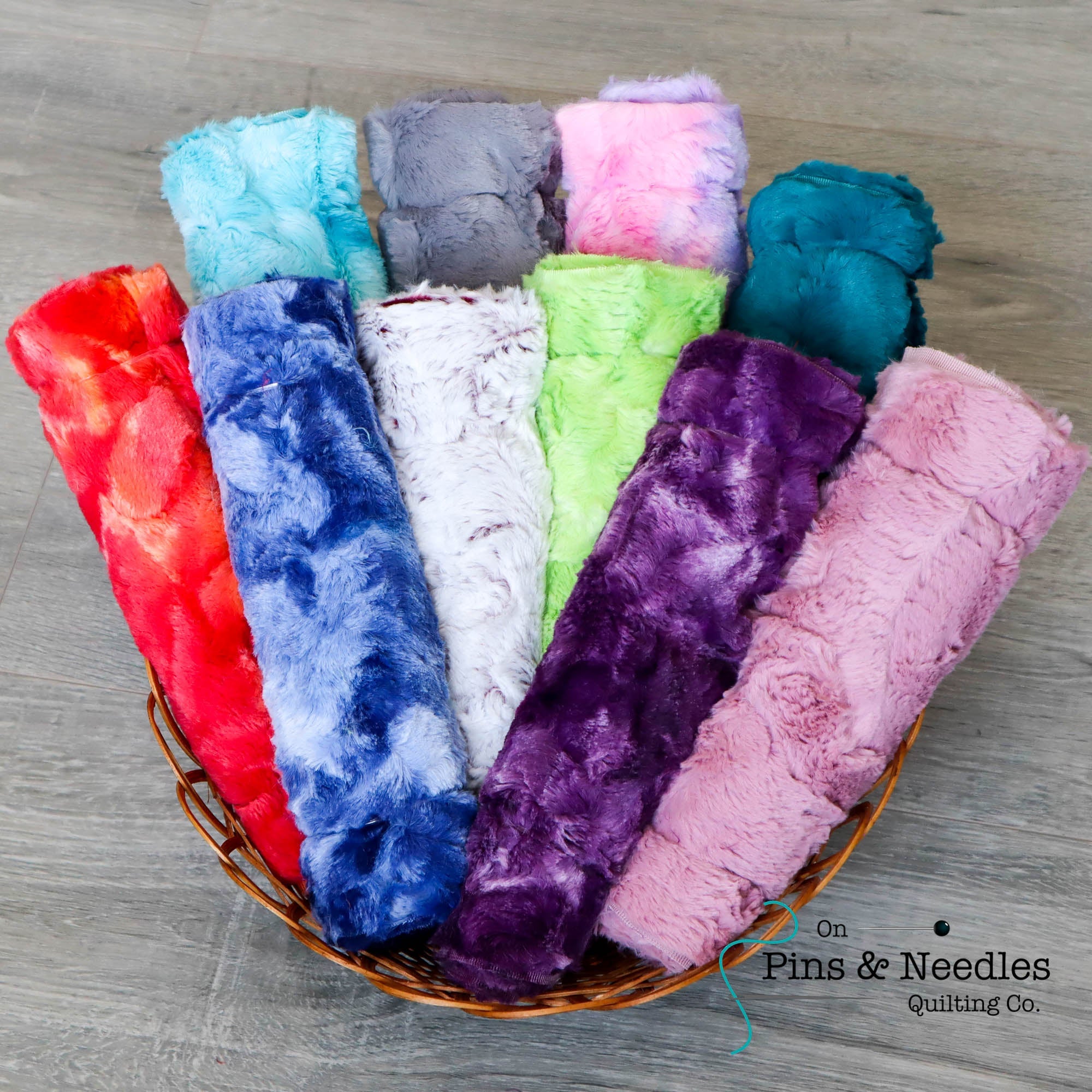 Shannon Fabrics 10" x 60" Luxe Cuddle Minky Fabric Strips - On Pins & Needles Quilting Co.