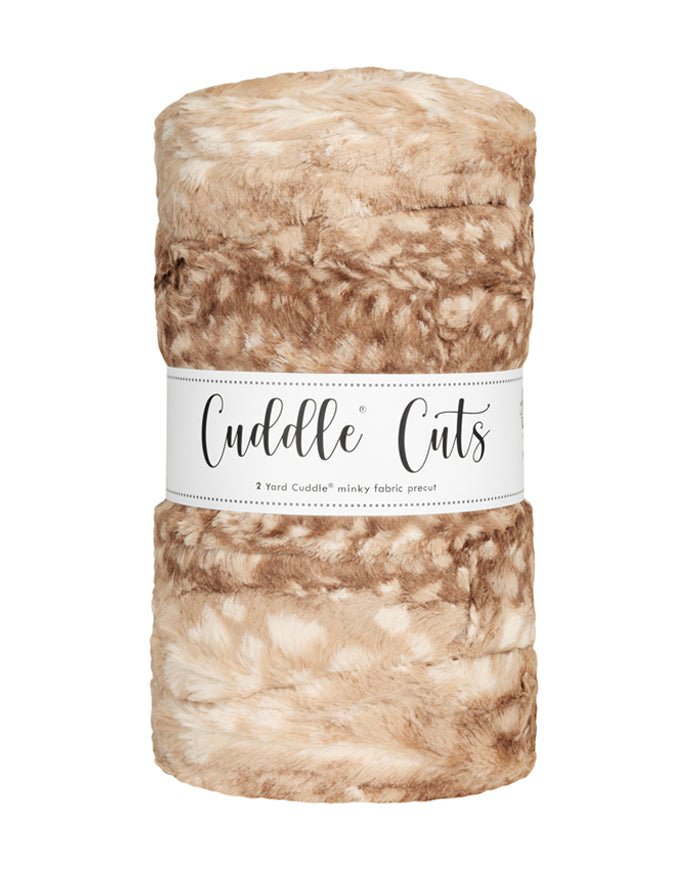 Shannon Fabrics 2 Yard Luxe Cuddle Cut Fawn Cappuccino Minky Fabric (60"x72") - On Pins & Needles Quilting Co.