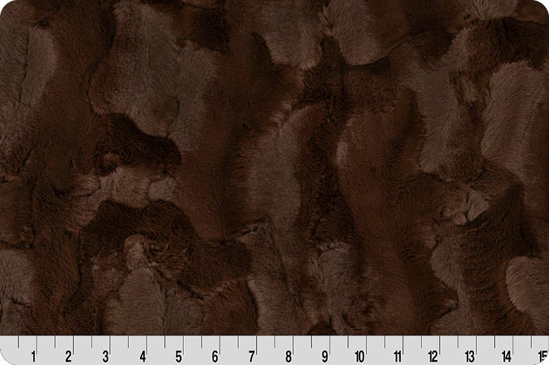 Shannon Fabrics 2 Yard Luxe Cuddle Cut Hide Chocolate Minky Fabric (60"x72") - On Pins & Needles Quilting Co.