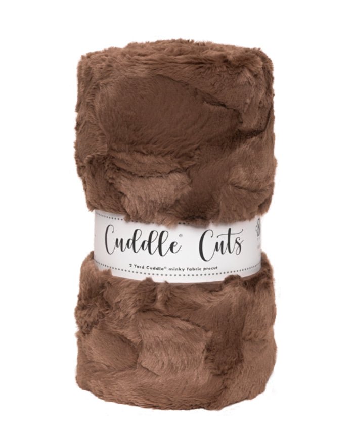 Shannon Fabrics 2 Yard Luxe Cuddle Cut Hide Truffle Minky Fabric (60"x72") - On Pins & Needles Quilting Co.
