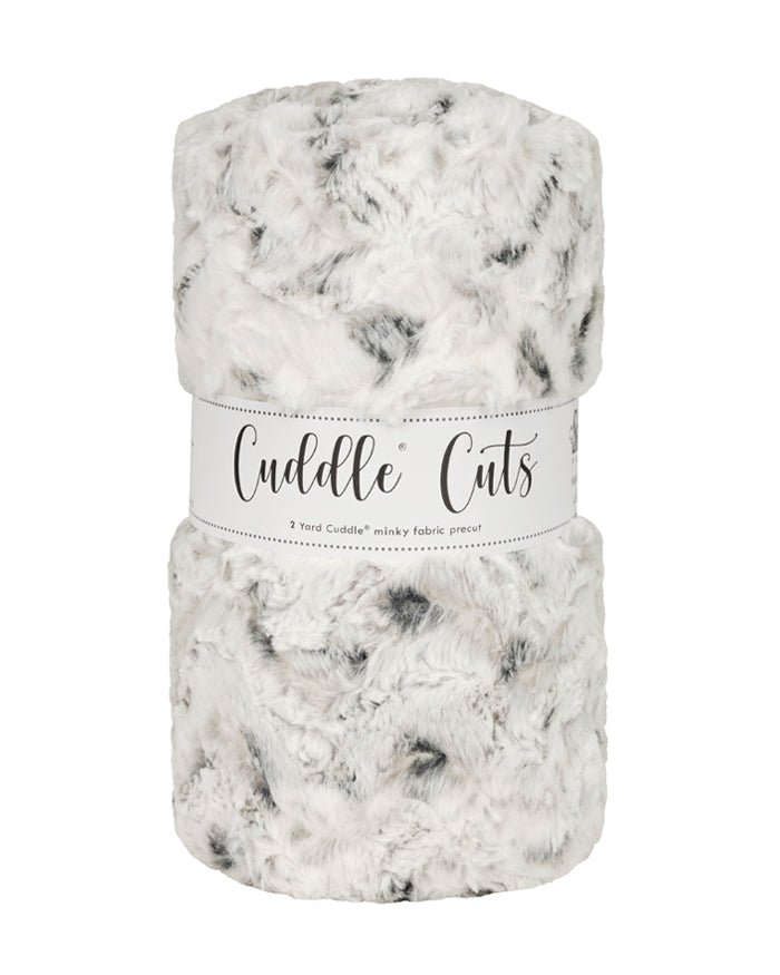 Shannon Fabrics 2 Yard Luxe Cuddle Cut Snowy Owl Alloy Minky Fabric (60"x72") - On Pins & Needles Quilting Co.