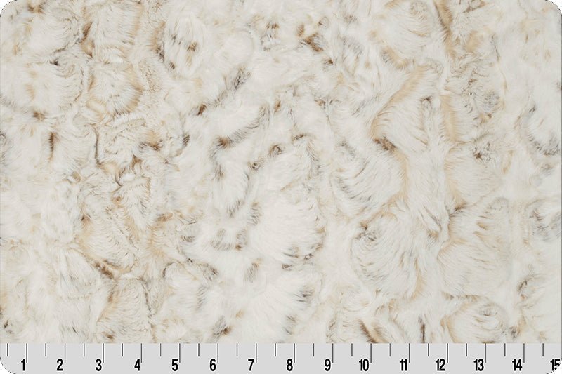 Shannon Fabrics 2 Yard Luxe Cuddle Cut Snowy Owl Natural Minky Fabric (60"x72") - On Pins & Needles Quilting Co.