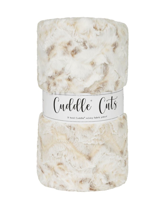 Shannon Fabrics 2 Yard Luxe Cuddle Cut Snowy Owl Natural Minky Fabric (60"x72") - On Pins & Needles Quilting Co.