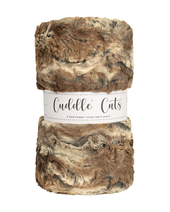 Shannon Fabrics 2 Yard Luxe Cuddle Cut Wild Rabbit Driftwood Minky Fabric (60"x72") - On Pins & Needles Quilting Co.