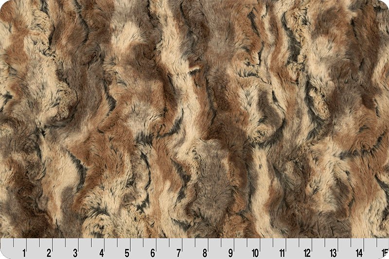 Shannon Fabrics 2 Yard Luxe Cuddle Cut Wild Rabbit Driftwood Minky Fabric (60"x72") - On Pins & Needles Quilting Co.