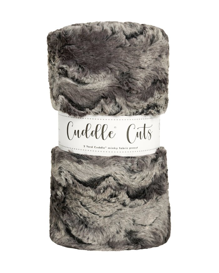 Shannon Fabrics 2 Yard Luxe Cuddle Cut Wild Rabbit Nine Iron Minky Fabric (60"x72") - On Pins & Needles Quilting Co.