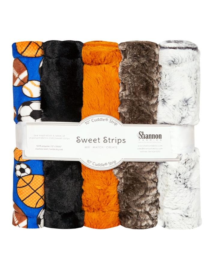 Shannon Fabrics 10 x 60 Luxe Cuddle Minky Fabric Strips