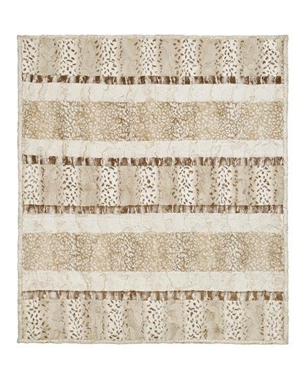 Shannon Fabrics Crazy 8 Hear Me Roar Creme Cuddle Minky Blanket Kit 58"x68" - On Pins & Needles Quilting Co.