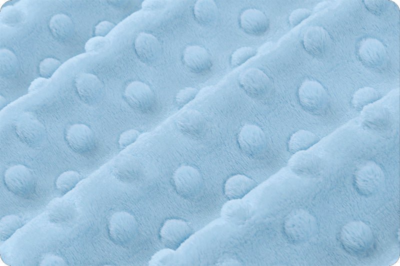 Shannon Fabrics Cuddle Dimple Baby Blue Minky Fabric - On Pins & Needles Quilting Co.