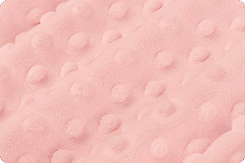 Shannon Fabrics Cuddle Dimple Baby Pink Minky Fabric - On Pins & Needles Quilting Co.