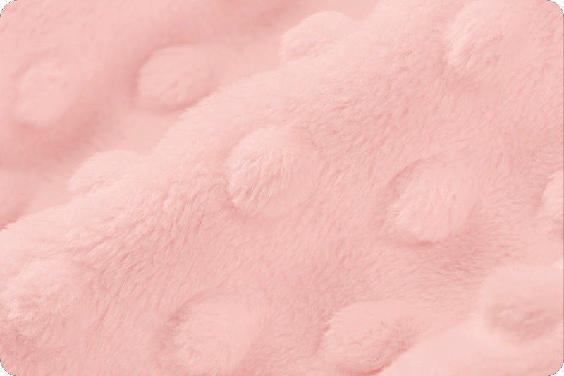 Shannon Fabrics Cuddle Dimple Baby Pink Minky Fabric - On Pins & Needles Quilting Co.
