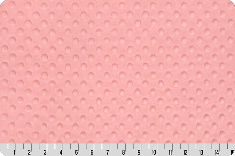 Shannon Fabrics Cuddle Dimple Blush Minky Fabric - On Pins & Needles Quilting Co.