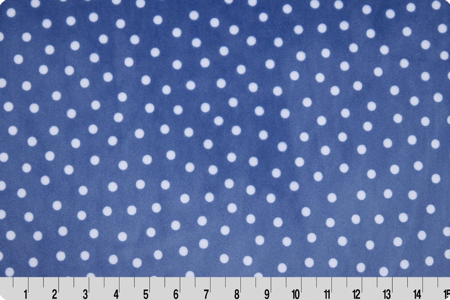 Shannon Fabrics Digital Cuddle Dot Jeans Minky Fabric - On Pins & Needles Quilting Co.