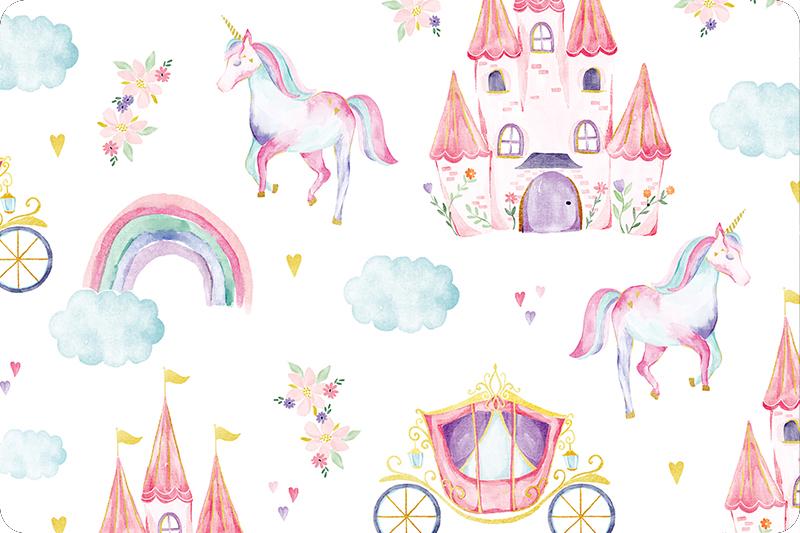 Shannon Fabrics Digital Cuddle Fairytale Blush Minky Fabric (PRICE PER 1/2 YARD) - On Pins & Needles Quilting Co.