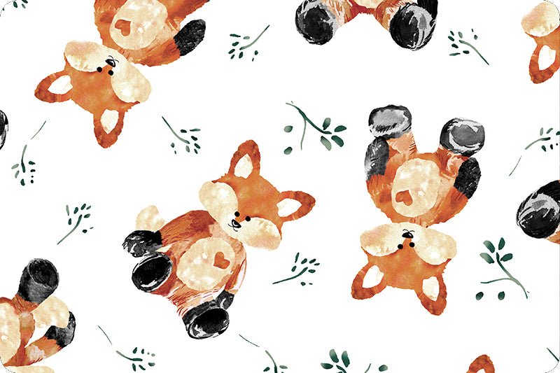 Shannon Fabrics Digital Cuddle Foxxy Rust Minky Fabric (PRICE PER 1/2 YARD) - On Pins & Needles Quilting Co.