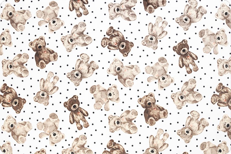 Shannon Fabrics Digital Cuddle Teddy Quartz Minky Fabric (PRICE PER 1/2 YARD) - On Pins & Needles Quilting Co.