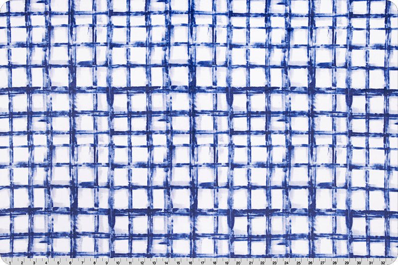 Electric Blue Minky Fabric