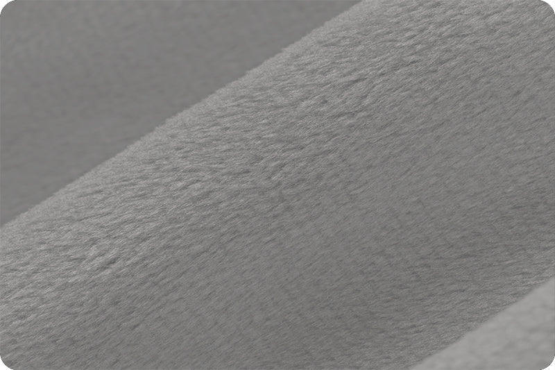 Shannon Fabrics Extra Wide 90" Solid Cuddle 3 Alloy Minky Fabric - On Pins & Needles Quilting Co.