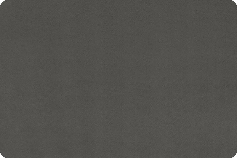 Shannon Fabrics Extra Wide 90" Solid Cuddle 3 Ash Minky Fabric (PRICE PER 1/2 YARD) - On Pins & Needles Quilting Co.