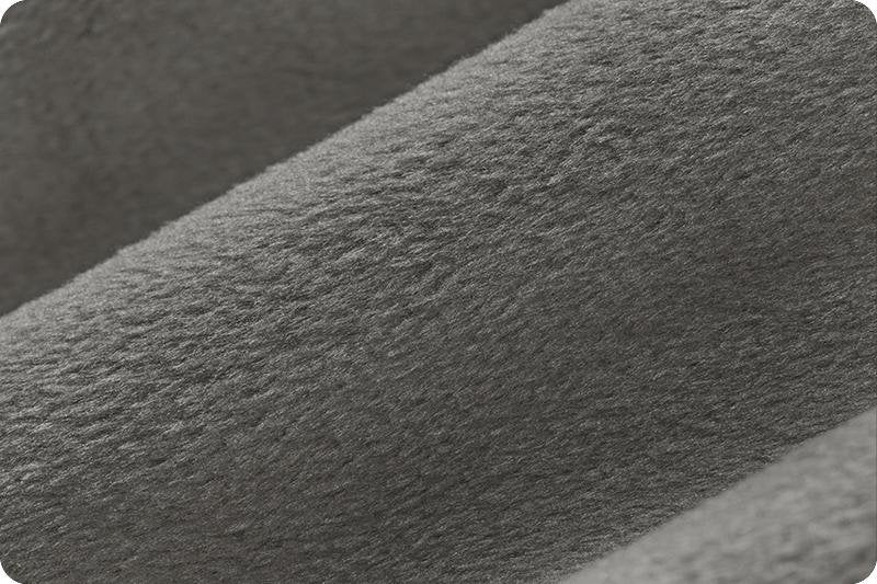 Shannon Fabrics Extra Wide 90" Solid Cuddle 3 Ash Minky Fabric (PRICE PER 1/2 YARD) - On Pins & Needles Quilting Co.