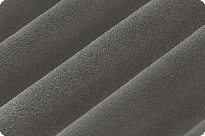 Shannon Fabrics Extra Wide 90" Solid Cuddle 3 Ash Minky Fabric (PRICE PER 1/2 YARD) - On Pins & Needles Quilting Co.