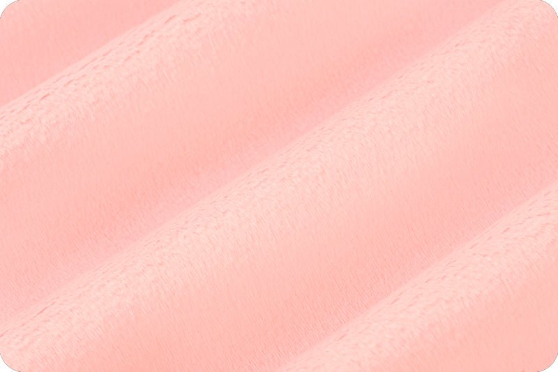 Shannon Fabrics Extra Wide 90" Solid Cuddle 3 Baby Pink Minky Fabric (PRICE PER 1/2 YARD) - On Pins & Needles Quilting Co.