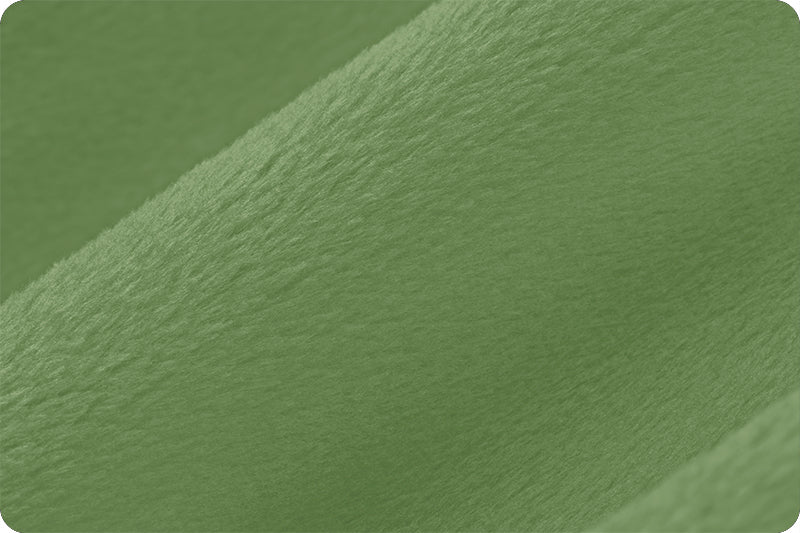 Shannon Fabrics Extra Wide 90" Solid Cuddle 3 Basil Minky Fabric (PRICE PER 1/2 YARD) - On Pins & Needles Quilting Co.