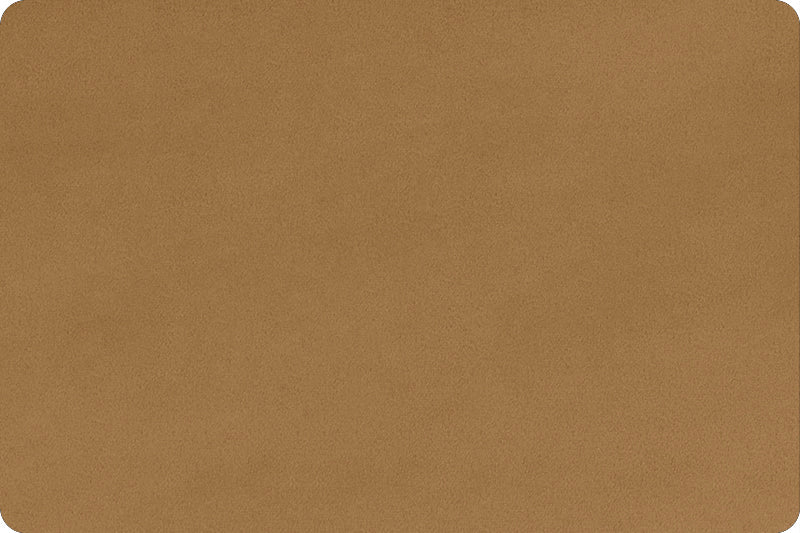 Shannon Fabrics Extra Wide 90" Solid Cuddle 3 Cappuccino Minky Fabric (PRICE PER 1/2 YARD) - On Pins & Needles Quilting Co.