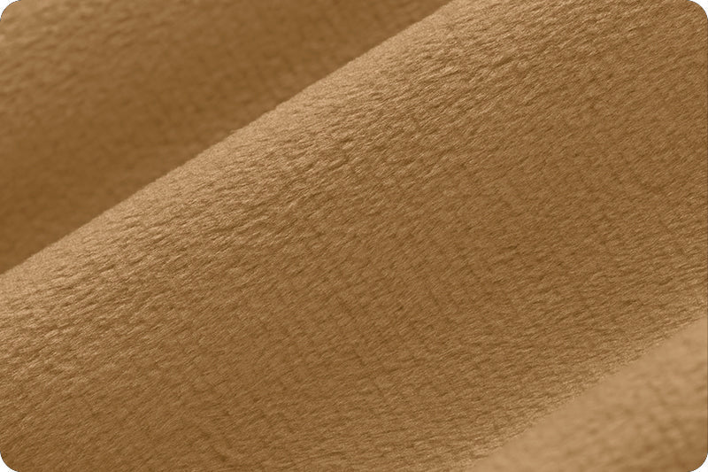 Shannon Fabrics Extra Wide 90" Solid Cuddle 3 Cappuccino Minky Fabric (PRICE PER 1/2 YARD) - On Pins & Needles Quilting Co.