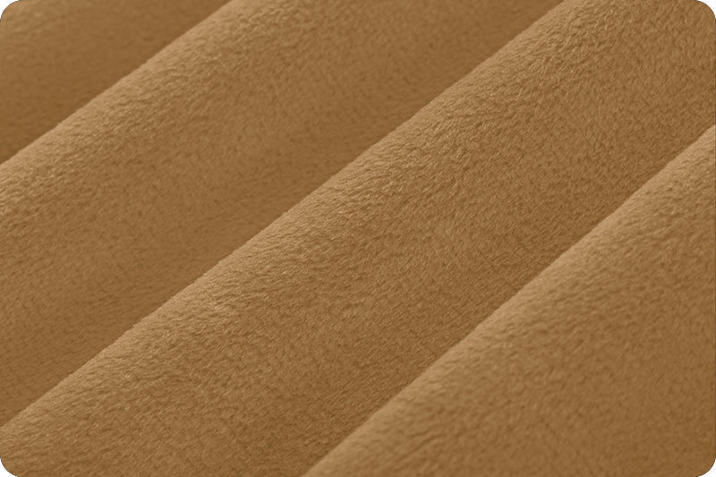 Shannon Fabrics Extra Wide 90" Solid Cuddle 3 Cappuccino Minky Fabric (PRICE PER 1/2 YARD) - On Pins & Needles Quilting Co.