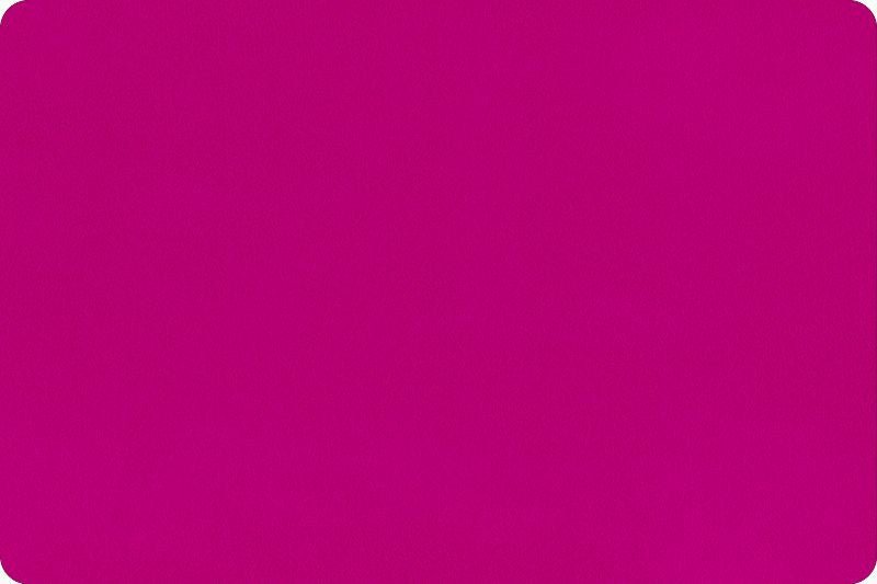 Shannon Fabrics Extra Wide 90" Solid Cuddle 3 Cerise Minky Fabric - On Pins & Needles Quilting Co.