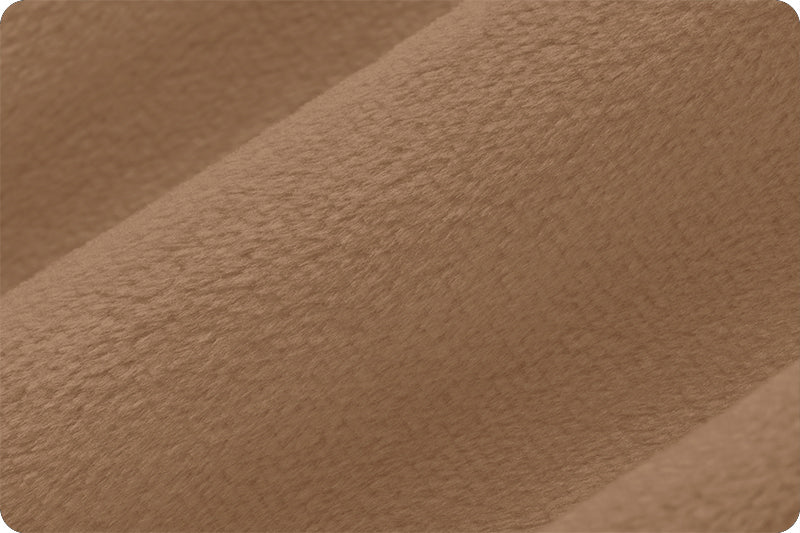 Shannon Fabrics Extra Wide 90" Solid Cuddle 3 Cocoa Minky Fabric - On Pins & Needles Quilting Co.