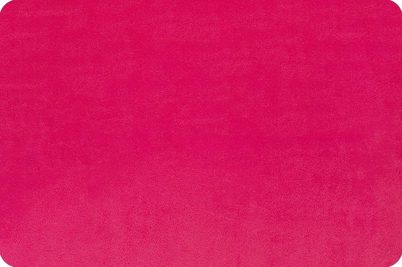 Shannon Fabrics Extra Wide 90 Solid Cuddle 3 Hot Pink Minky Fabric 1 Yard