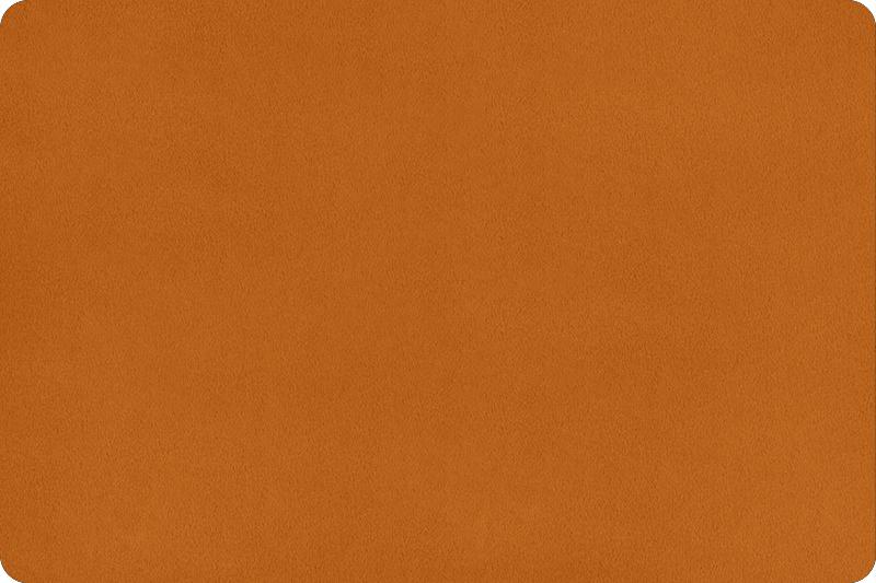 Shannon Fabrics Extra Wide 90" Solid Cuddle 3 Ginger Minky Fabric (PRICE PER 1/2 YARD) - On Pins & Needles Quilting Co.