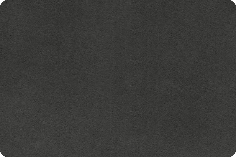 Shannon Fabrics Extra Wide 90" Solid Cuddle 3 Gunmetal Minky Fabric - On Pins & Needles Quilting Co.