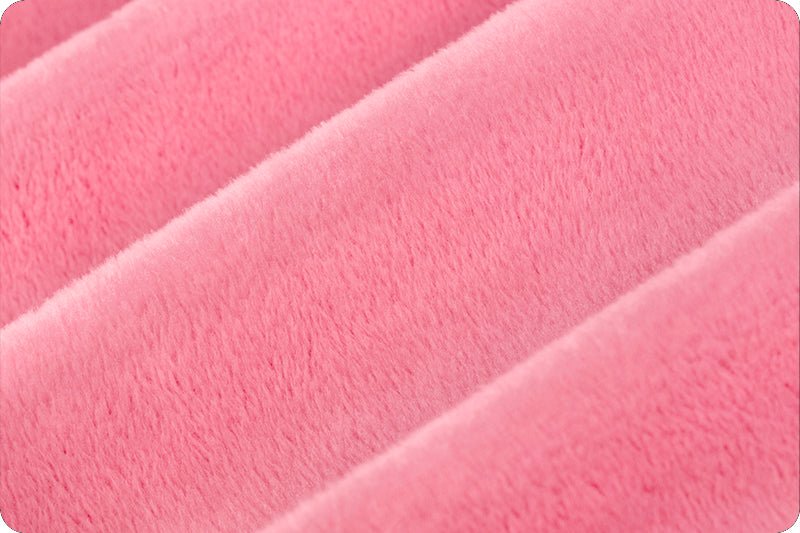 Shannon Fabrics Extra Wide 90" Solid Cuddle 3 Hot Pink Minky Fabric - On Pins & Needles Quilting Co.