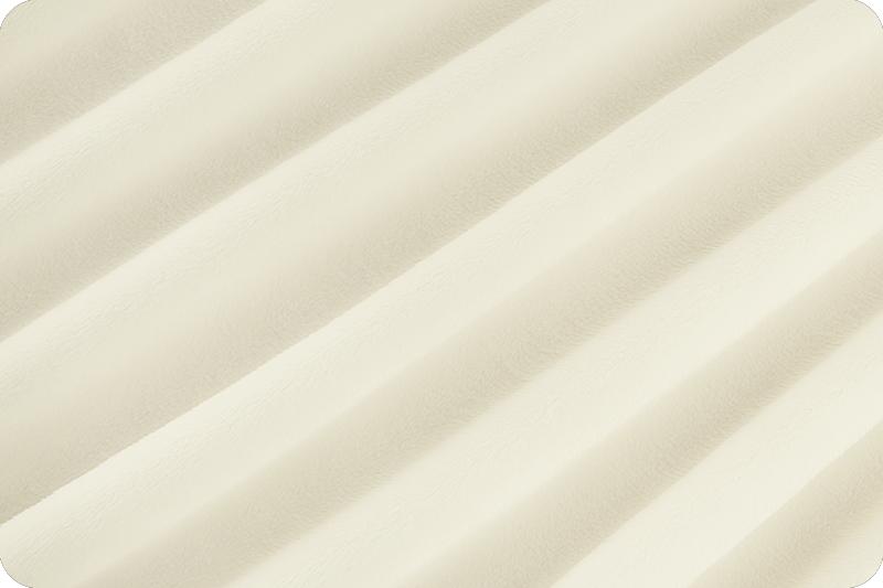 Shannon Fabrics Extra Wide 90" Solid Cuddle 3 Ivory Minky Fabric (PRICE PER 1/2 YARD) - On Pins & Needles Quilting Co.
