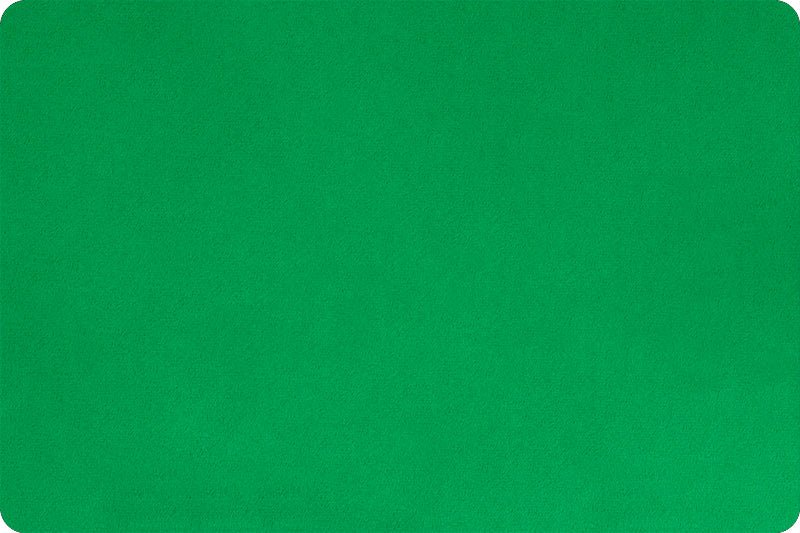 Shannon Fabrics Extra Wide 90" Solid Cuddle 3 Kelly Green Minky Fabric (PRICE PER 1/2 YARD) - On Pins & Needles Quilting Co.