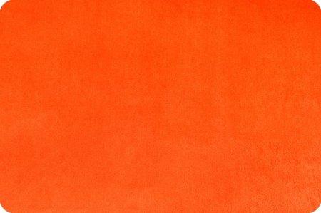 Shannon Fabrics Extra Wide 90" Solid Cuddle 3 Mandarin Minky Fabric (PRICE PER 1/2 YARD) - On Pins & Needles Quilting Co.