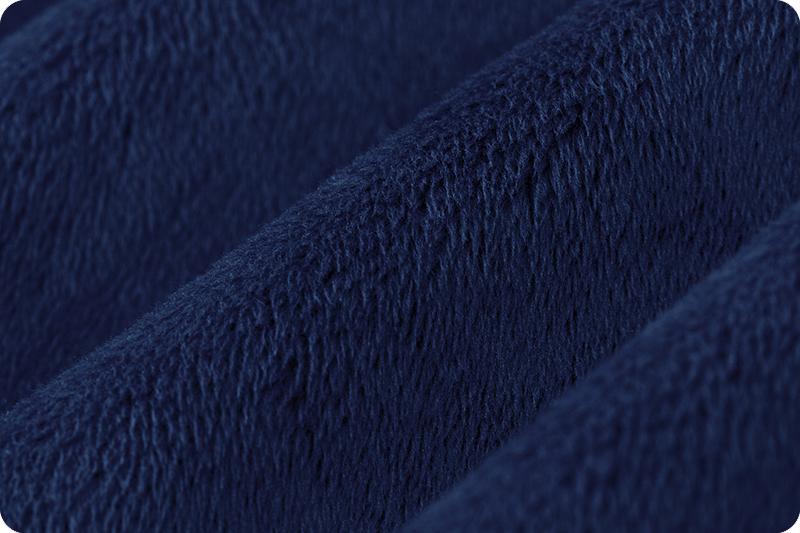 Shannon Fabrics Extra Wide 90" Solid Cuddle 3 Midnight Blue Minky Fabric (PRICE PER 1/2 YARD) - On Pins & Needles Quilting Co.