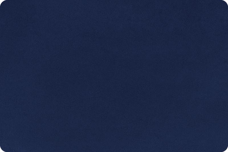 Shannon Fabrics Extra Wide 90" Solid Cuddle 3 Midnight Blue Minky Fabric (PRICE PER 1/2 YARD) - On Pins & Needles Quilting Co.