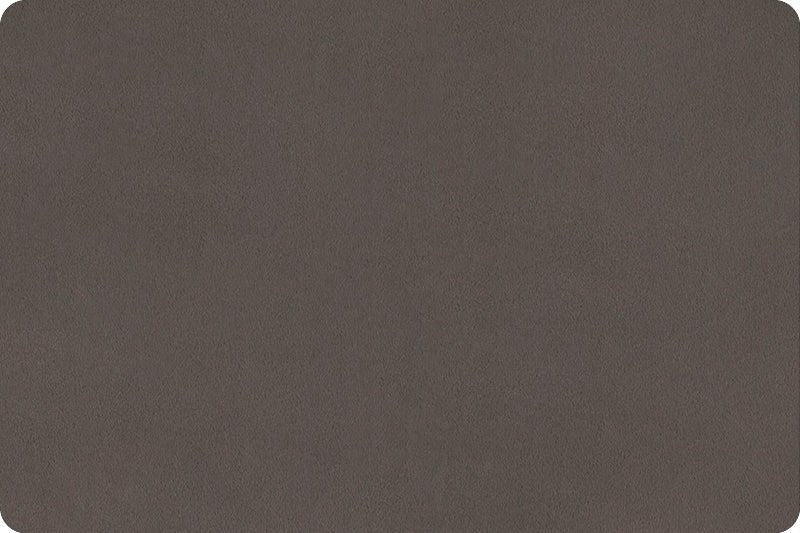 Shannon Fabrics Extra Wide 90" Solid Cuddle 3 Pewter Minky Fabric - On Pins & Needles Quilting Co.